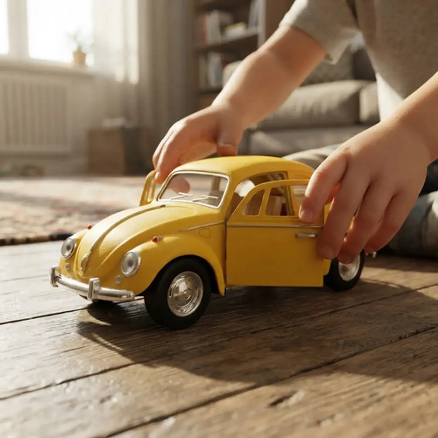 Volkswagen Beetle 1955 Clásico  Metal Coche 1/18 Topolino 26