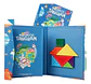 Tangram Magnético Libro Dinosaurio Bloques Rompecabezas - Miniatura 16