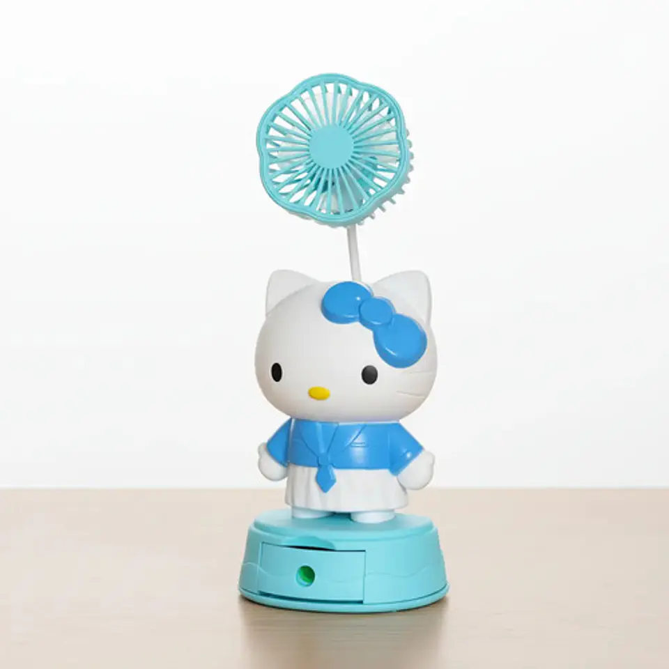 Ventilador De Mesa Hello Kitty Con Tajalapiz 15