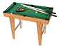 Juego Mini Mesa Billar Pool Portátil 69x60x37 Con Accesorios Verde Oscuro - Miniatura 1