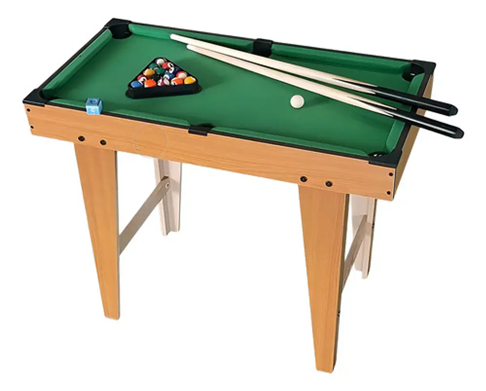 Juego Mini Mesa Billar Pool Portátil 69x60x37 Con Accesorios Verde Oscuro 1
