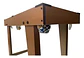 Juego Mini Mesa Billar Pool Portátil 69x60x37 Con Accesorios Verde Oscuro - Miniatura 3