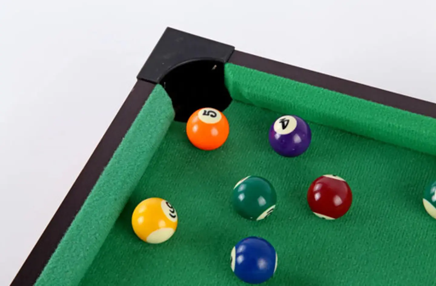 Juego Mini Mesa Billar Pool Portátil 69x60x37 Con Accesorios Verde Oscuro 5