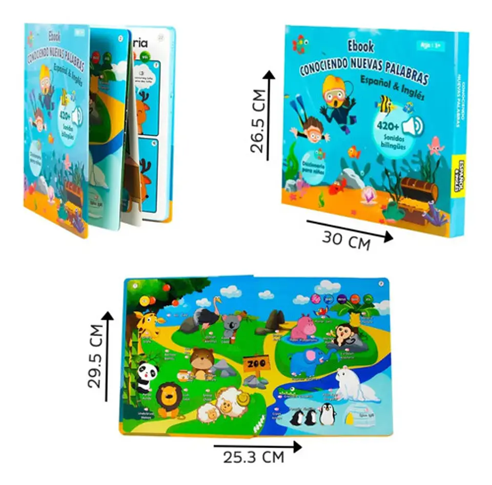 Audiolibro Interactivo Didáctico Aprendizaje Bilingüe 3