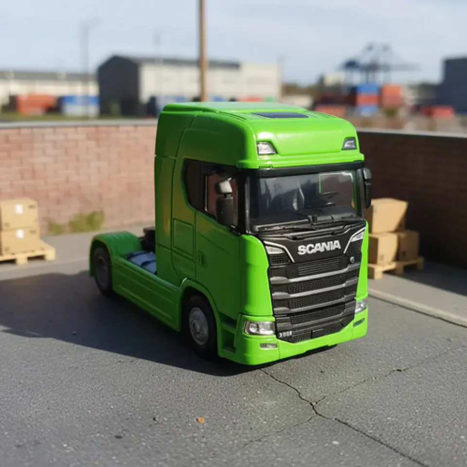 Cabezote Escala Camion Scania Coleccion Luces Sonido 1
