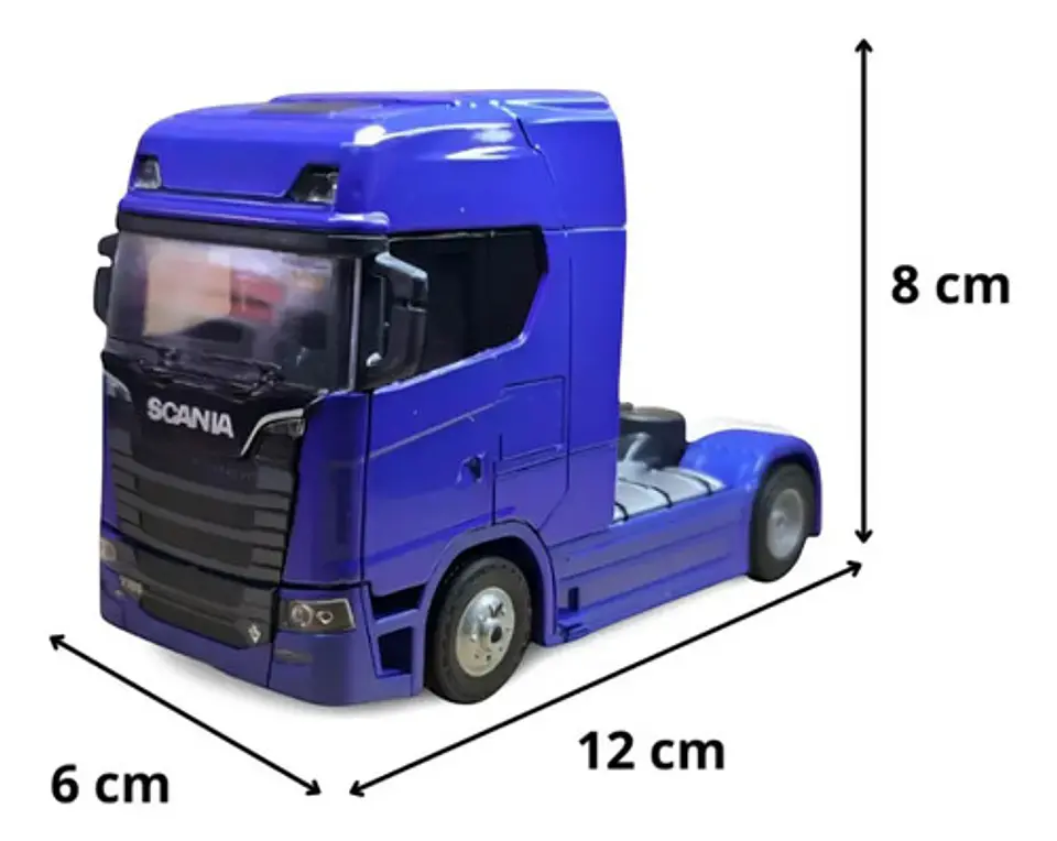 Cabezote Escala Camion Scania Coleccion Luces Sonido 11