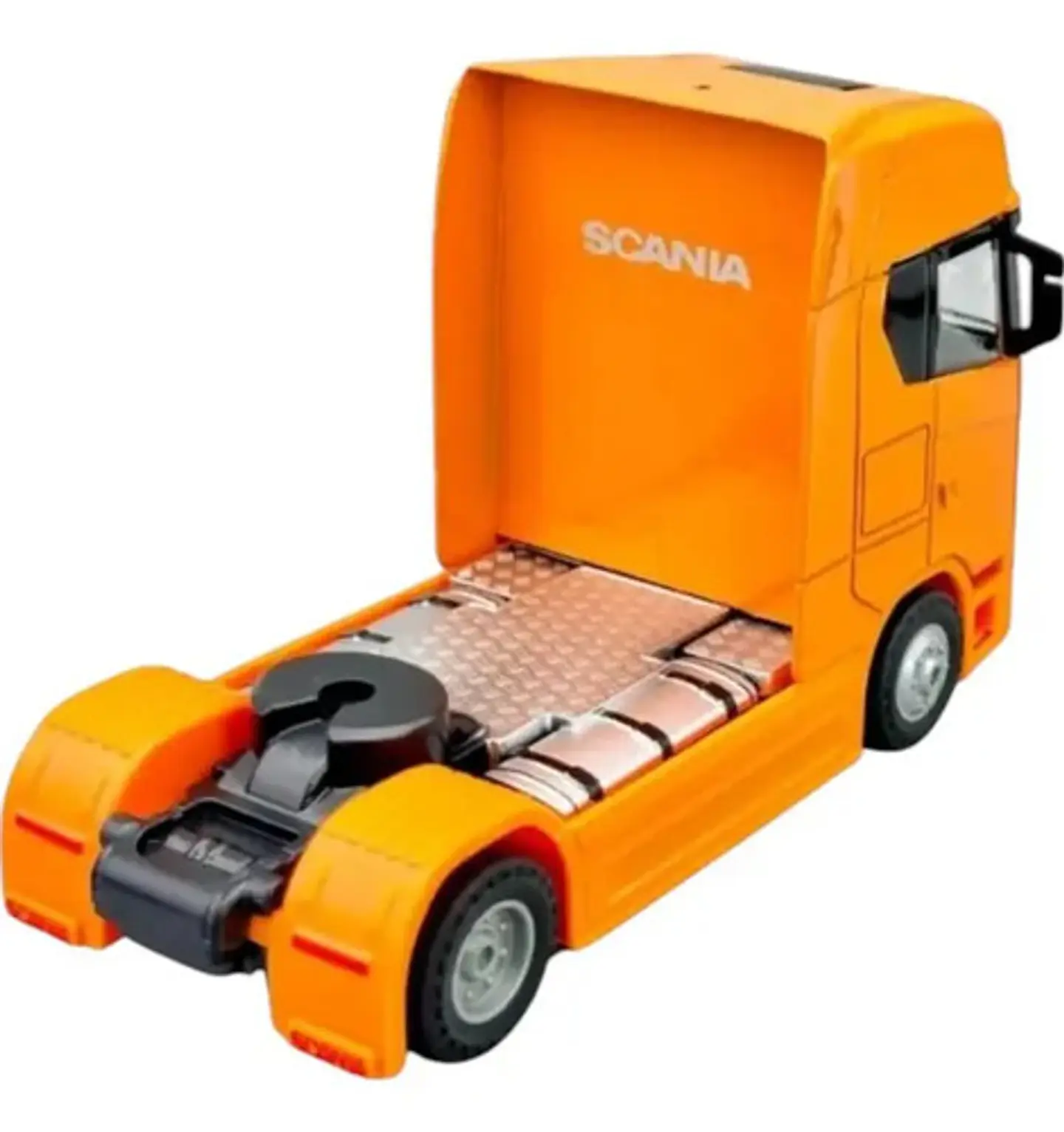 Cabezote Escala Camion Scania Coleccion Luces Sonido 26