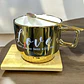 Pocillo Taza Mug Ceramica Para Te Cafe 200 Ml Base Madera - Miniatura 2