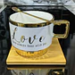 Pocillo Taza Mug Ceramica Para Te Cafe 200 Ml Base Madera - Miniatura 11