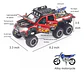 Camineta 6x6 Mercedes Benz X Escala 1:24 Luces Sonido - Miniatura 14