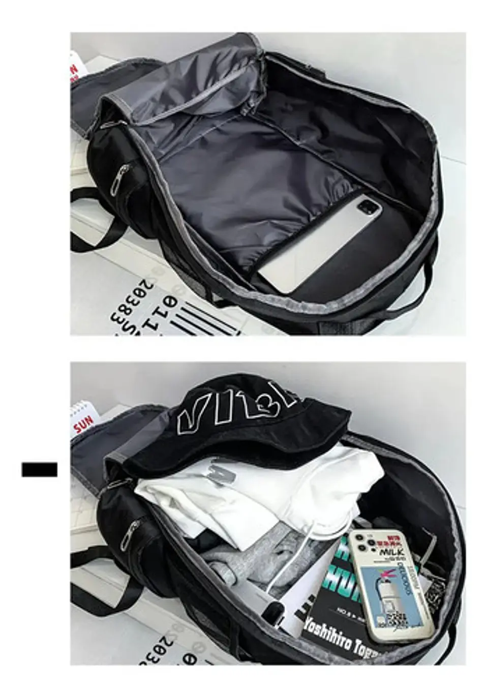 Bolso Maleta Morral Clave De Seguridad Usb Porta Tenis 9