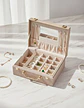 Joyero,estuche Para Joyas Exhibidor Baul Cofre - Miniatura 1