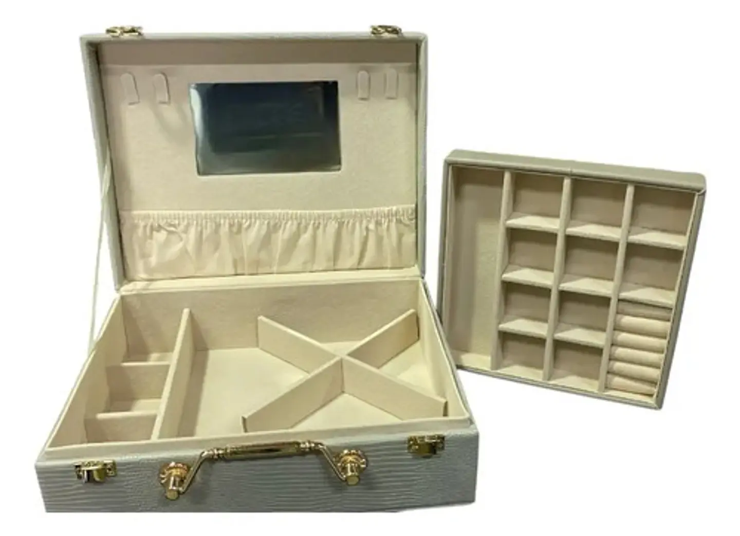 Joyero,estuche Para Joyas Exhibidor Baul Cofre 4