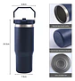 Termo Vaso Pitillo Deportivo Portatil Termico 890ml - Miniatura 4