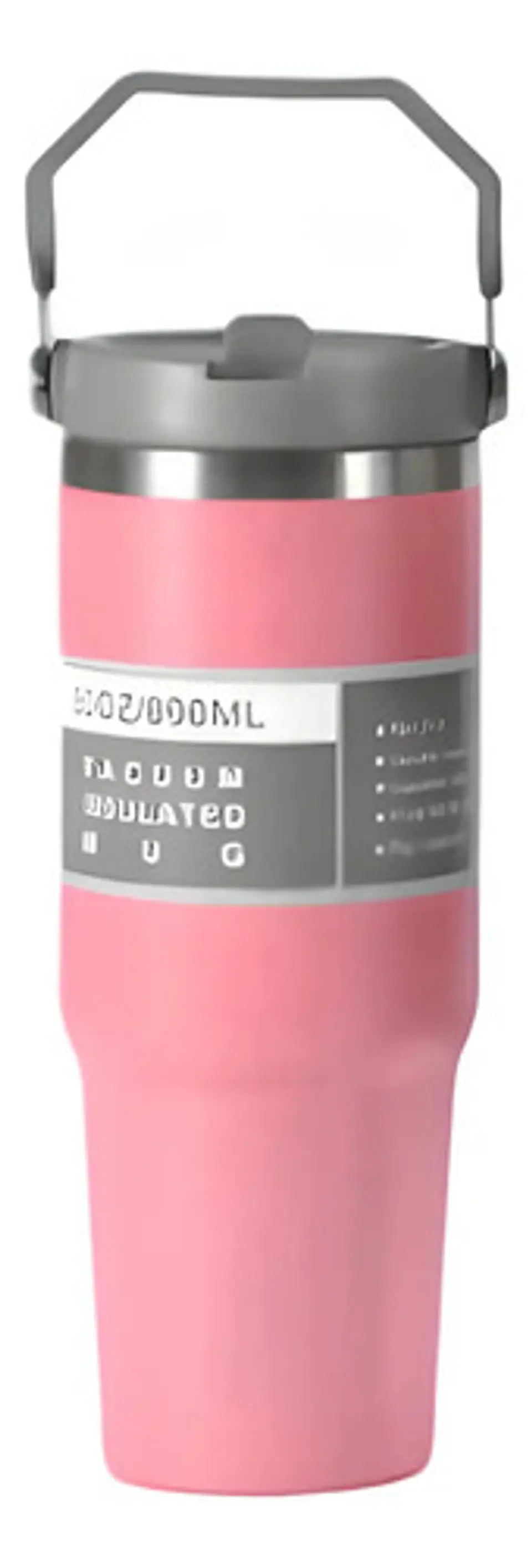 Termo Vaso Pitillo Deportivo Portatil Termico 890ml 16