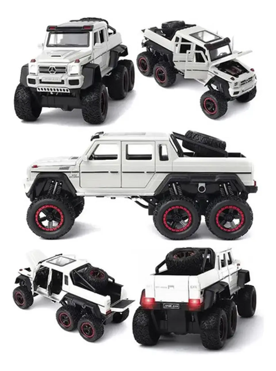 Camioneta Mercedes Benz G63 Amg 6x6 Coleccion Escala 1:22 4