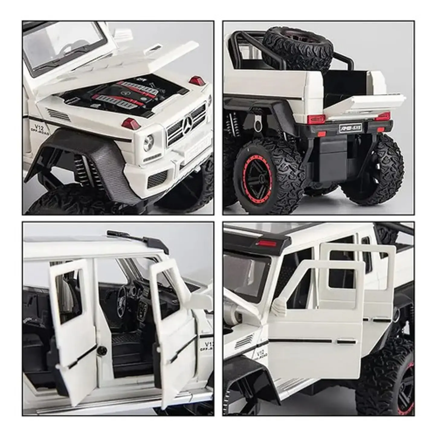 Camioneta Mercedes Benz G63 Amg 6x6 Coleccion Escala 1:22 5