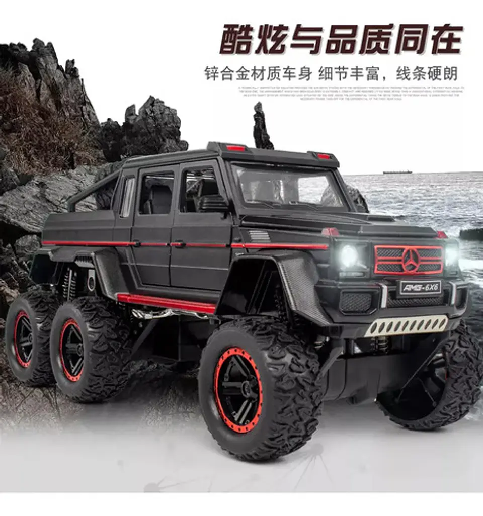 Camioneta Mercedes Benz G63 Amg 6x6 Coleccion Escala 1:22 10