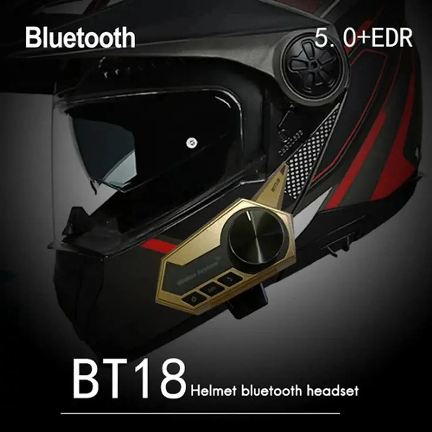 Audífono Manos Libres Buetooth Para Casco Intercomunicador 5