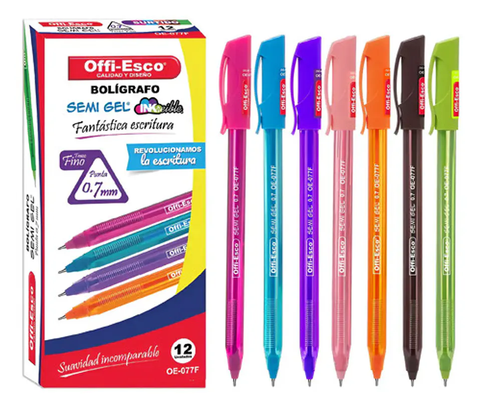 Bolígrafo Semi Gel 0.7m Oe-077f 4