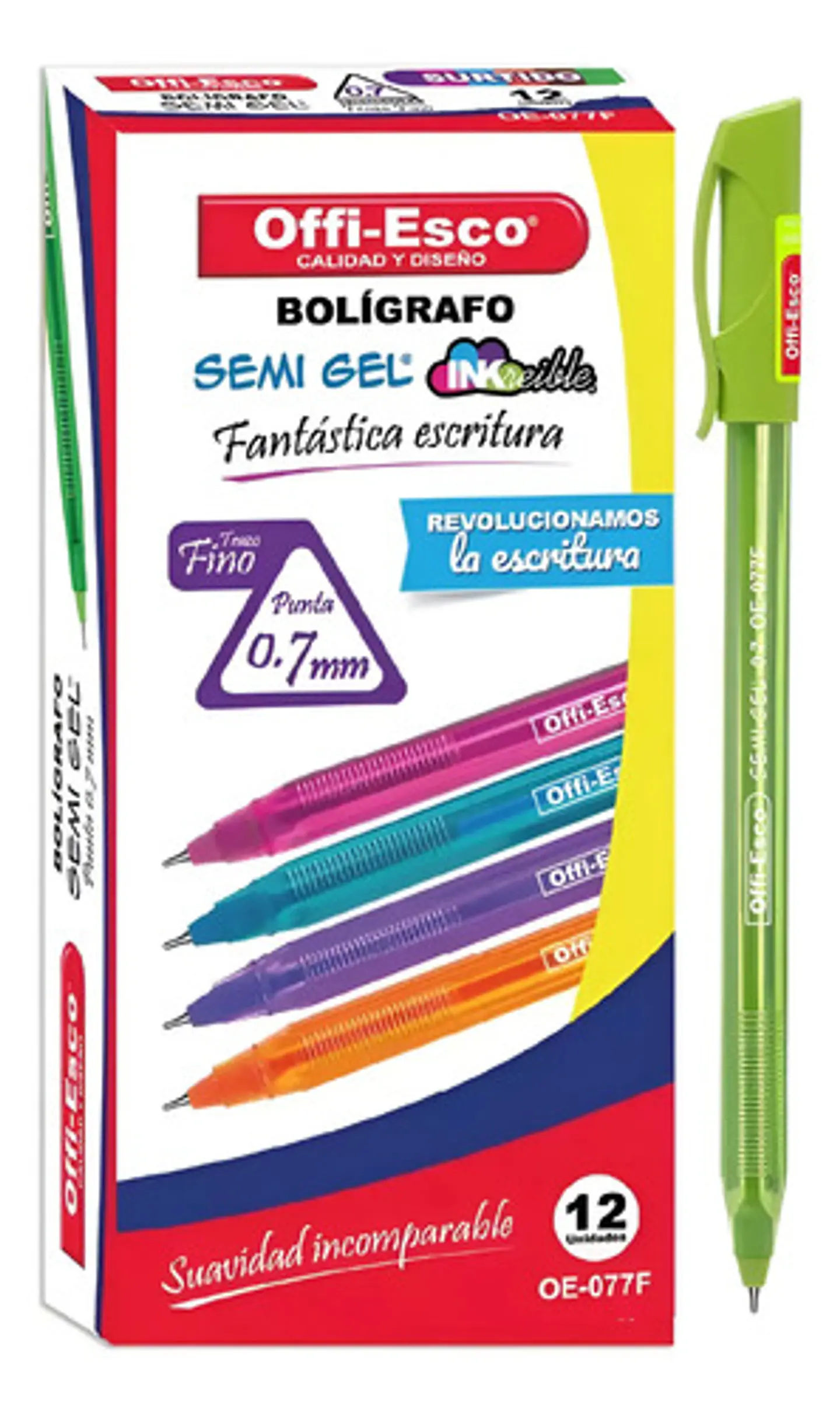 Bolígrafo Semi Gel 0.7m Oe-077f 5