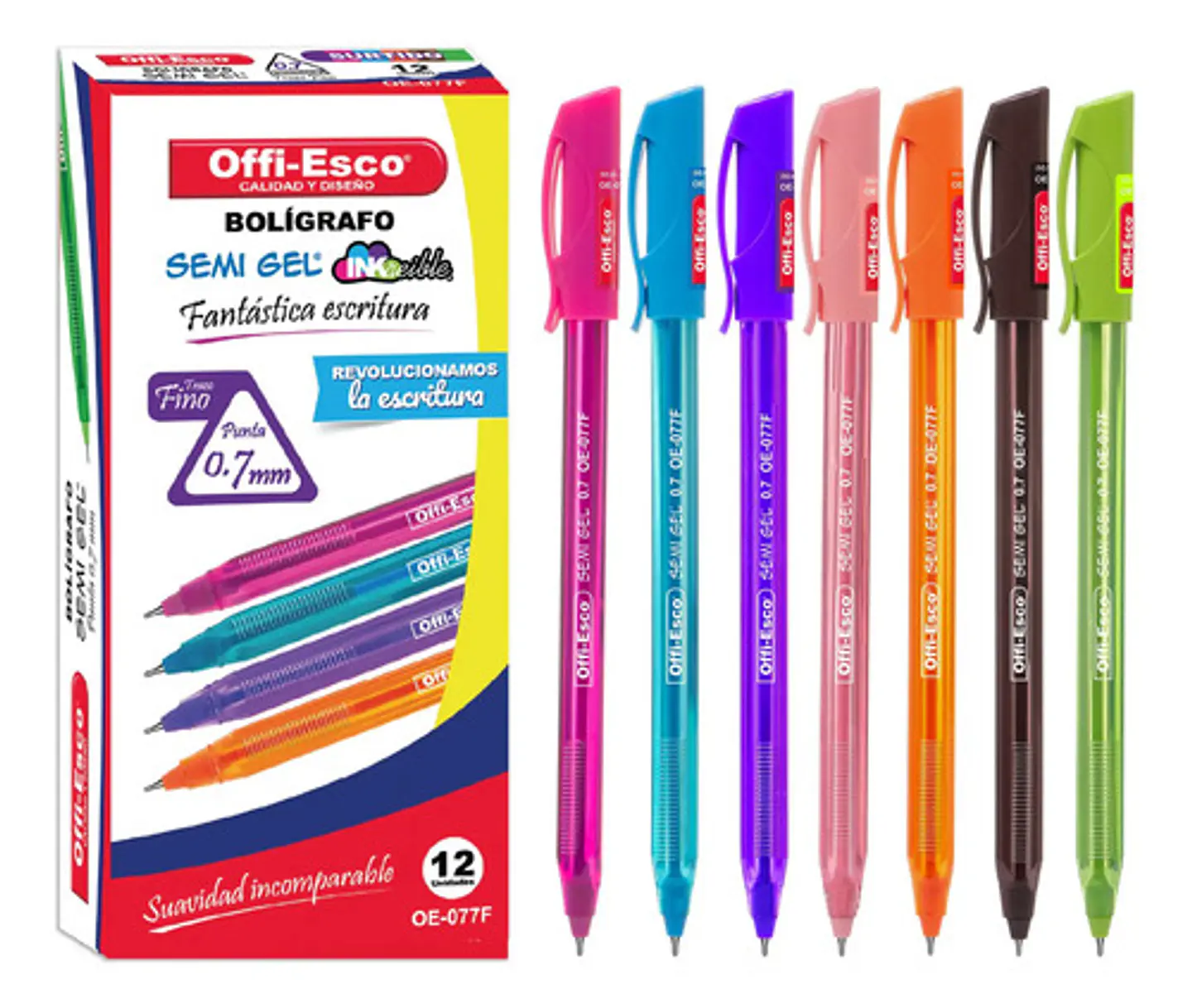 Bolígrafo Semi Gel 0.7m Oe-077f 14