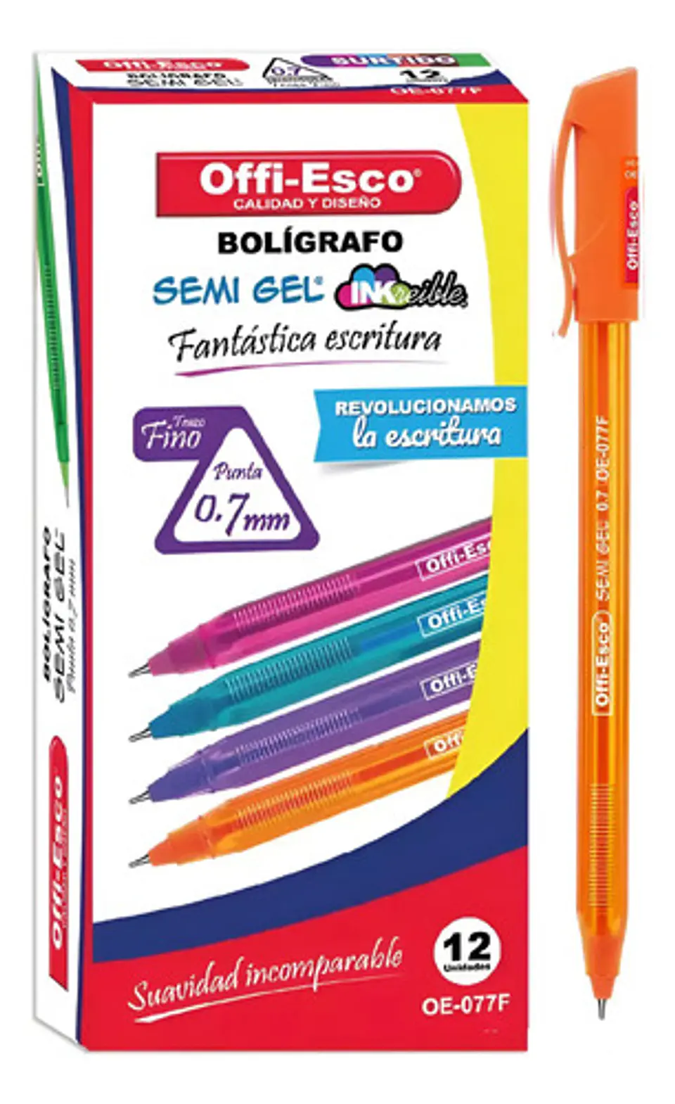 Bolígrafo Semi Gel 0.7m Oe-077f 22