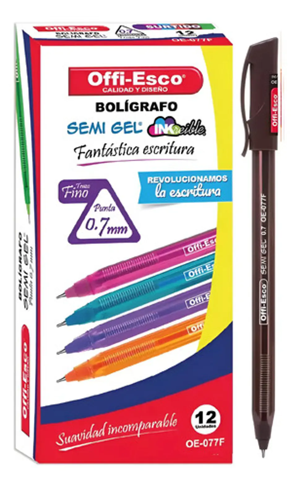 Bolígrafo Semi Gel 0.7m Oe-077f 28