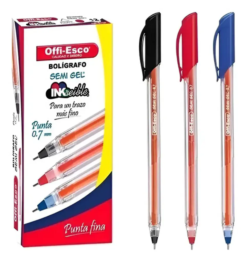 Bolígrafo Semi Gel 0.7m Oe-077f 37