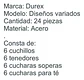 Set Batertia Juego De Cubiertos X24pcs Con Portacubiertos - Miniatura 4