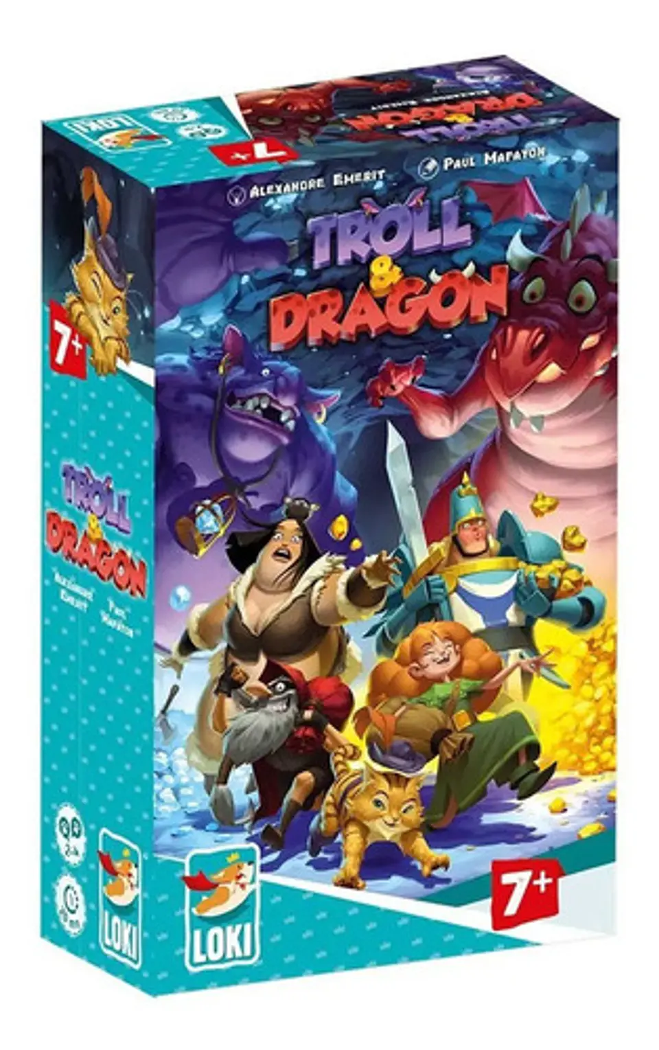 Troll & Dragon Juego De Mesa Para Niños  Devir 51475 1
