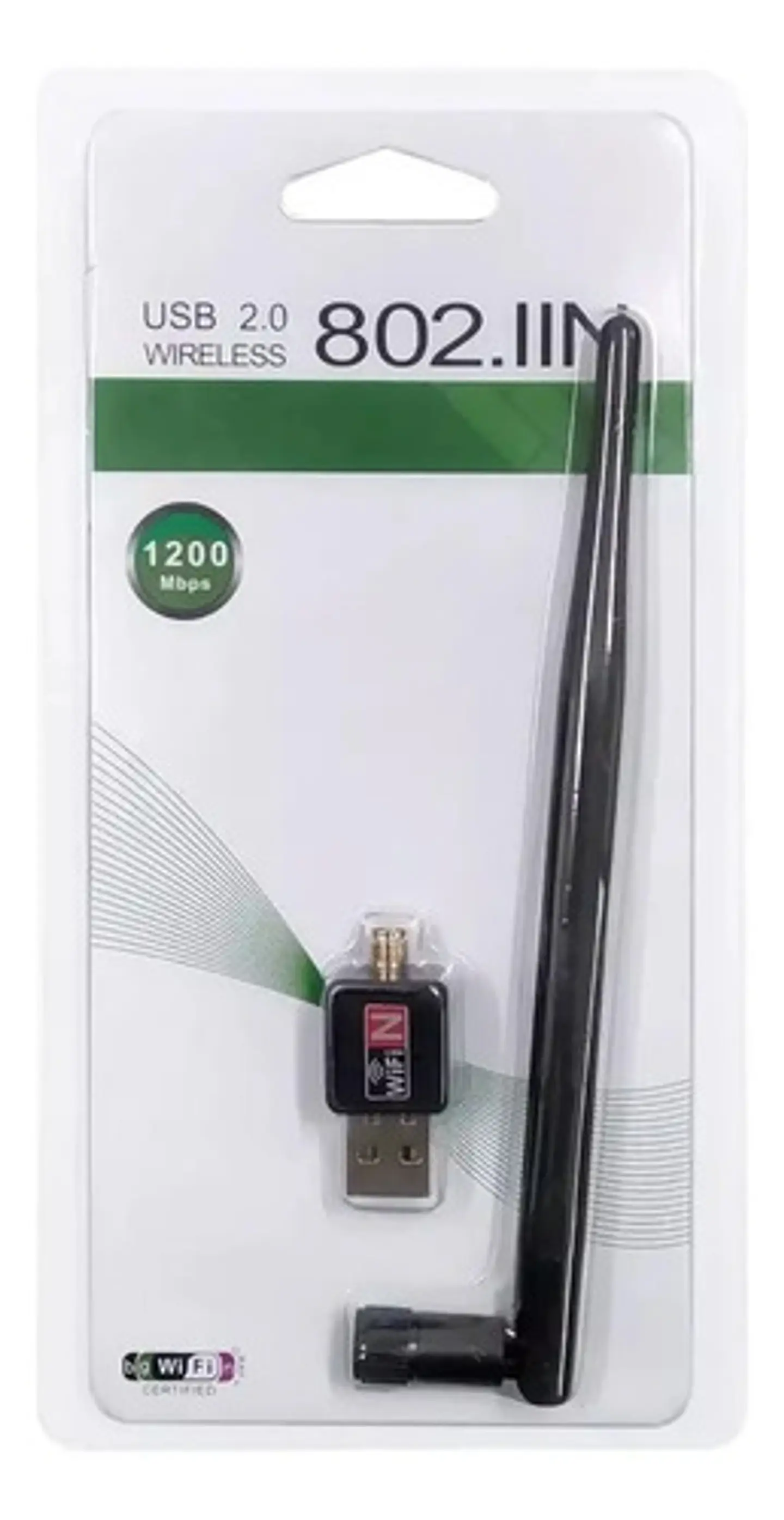 Adaptador Wi-fi De Alta Velocidad 1200mbps Usb 2.0 2