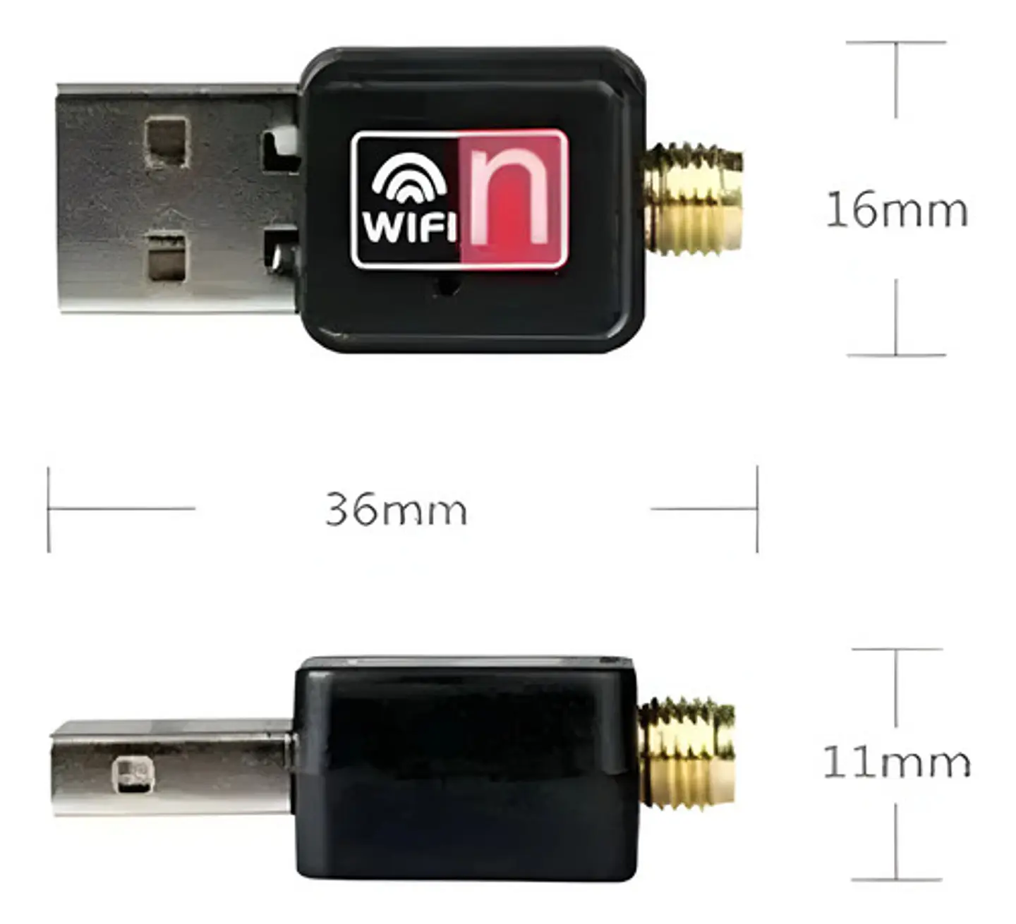 Adaptador Wi-fi De Alta Velocidad 1200mbps Usb 2.0 6