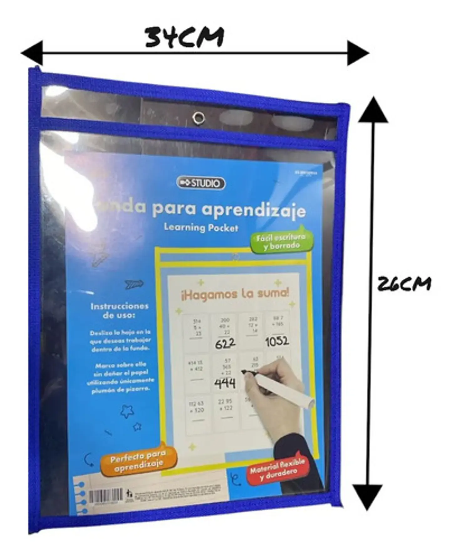 Pizarra De Aprendizaje De Borrado En Seco De Doble Cara 5