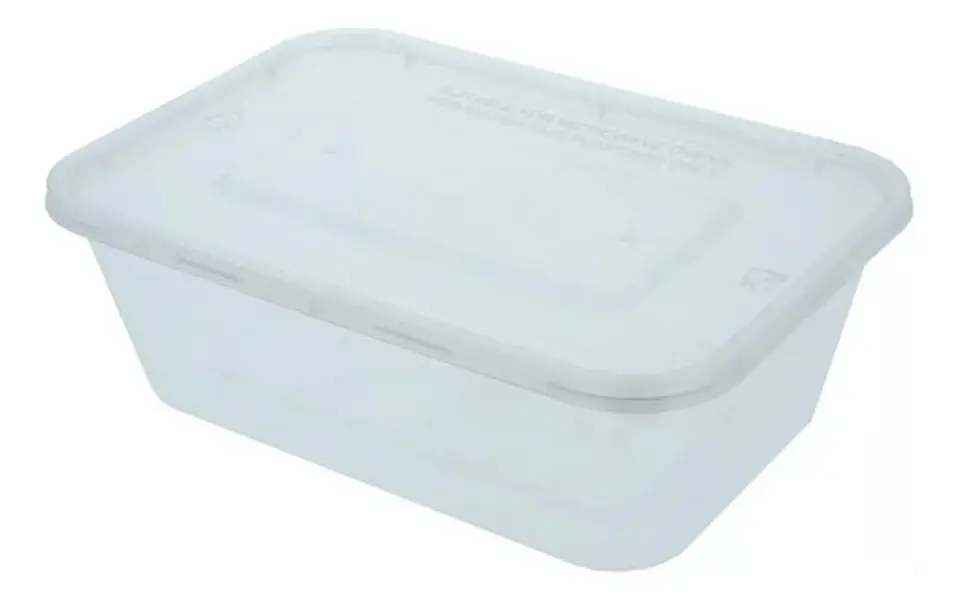 Set De 5 Contenedores De Alimentos Plastico 42oz 1250ml 3
