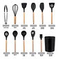 Juego Set De Cocina 12 Pcs En Silicona Antiadherentes - Miniatura 4