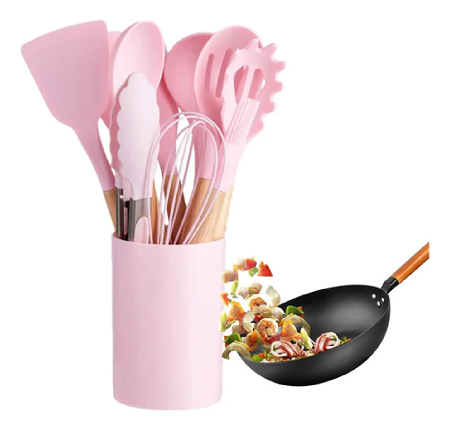 Juego Set De Cocina 12 Pcs En Silicona Antiadherentes 5