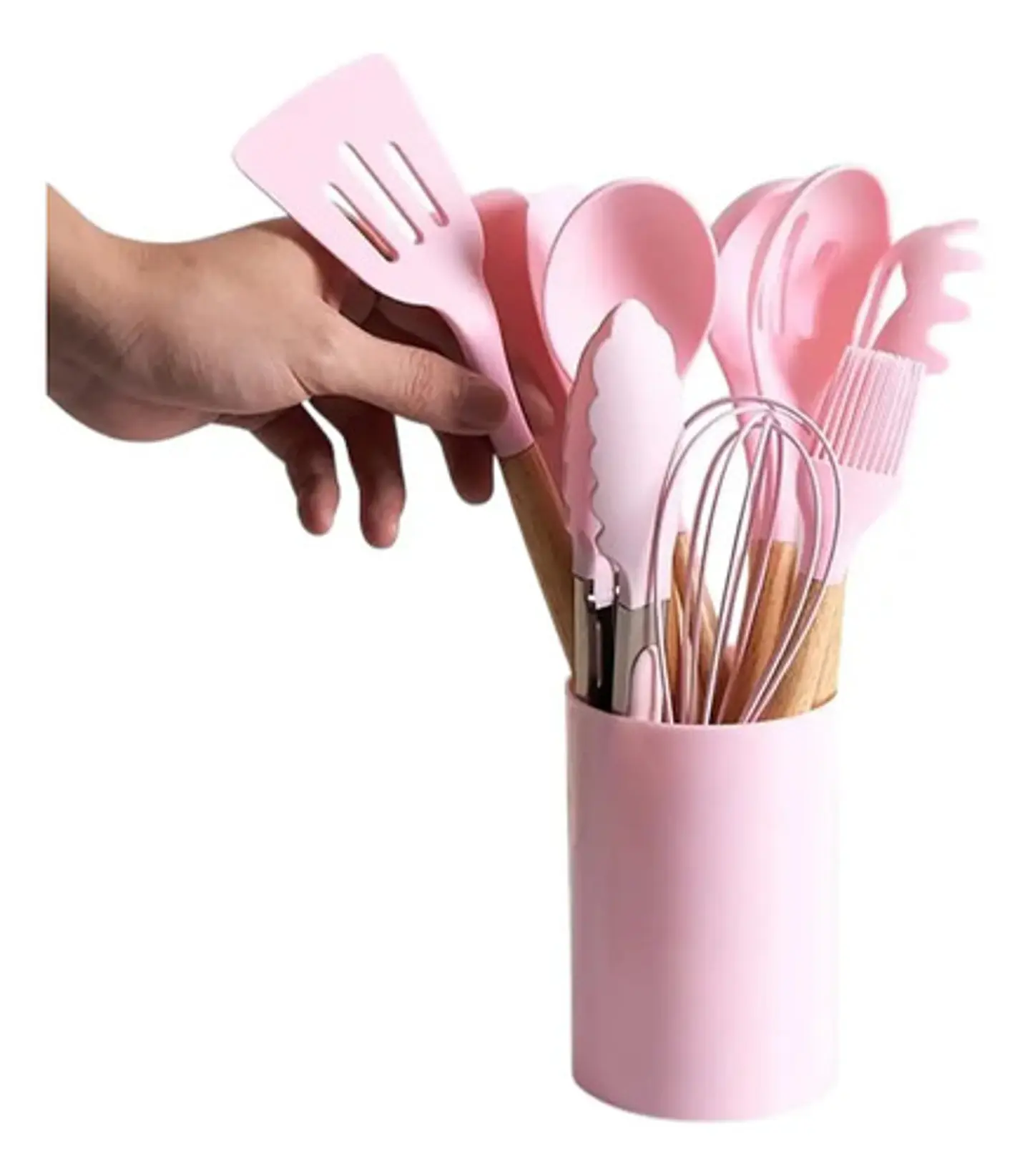 Juego Set De Cocina 12 Pcs En Silicona Antiadherentes 7