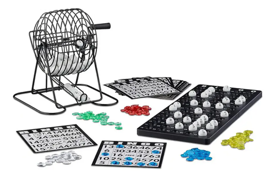 Bingo Macrooutlet Clásico: Juego de Mesa Familiar con 18 Tarjetas y 75 Balotas 7