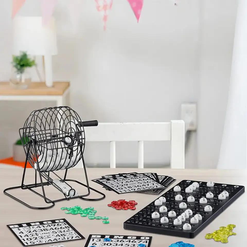 Bingo Macrooutlet Clásico: Juego de Mesa Familiar con 18 Tarjetas y 75 Balotas 9
