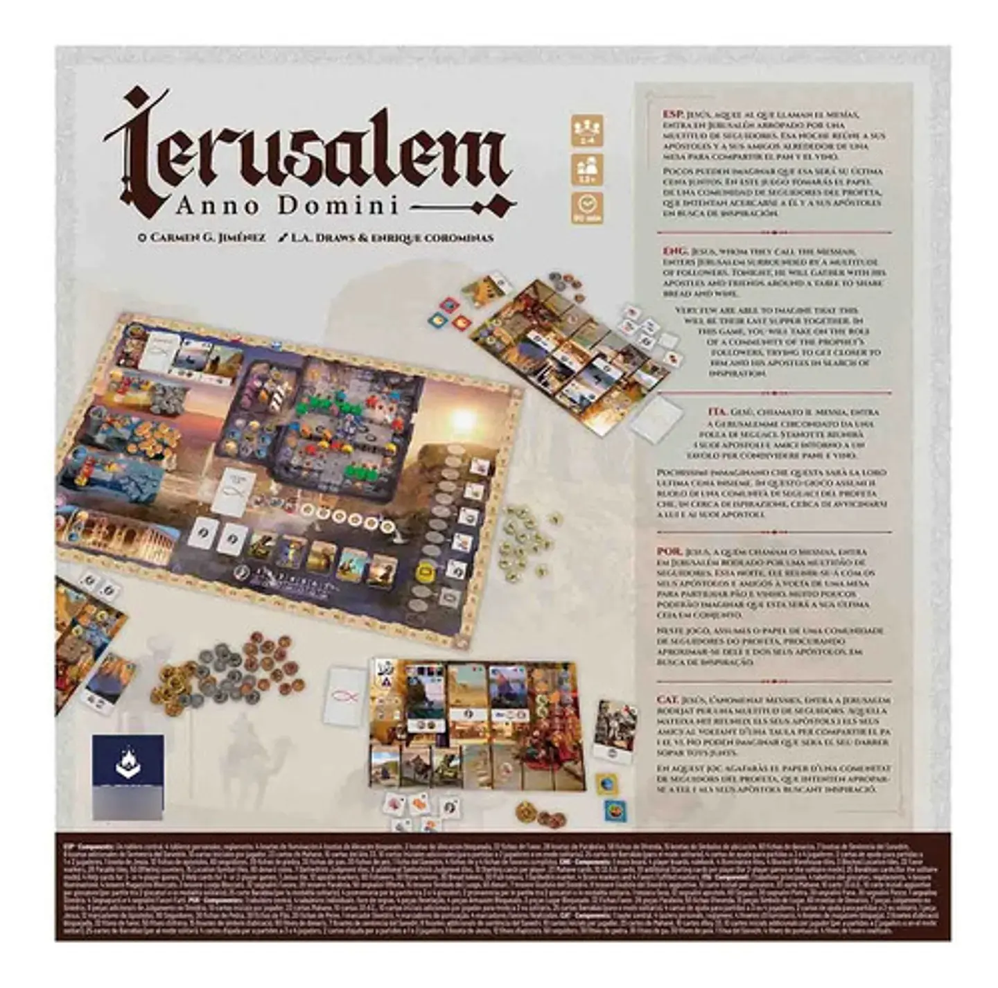 Jerusalem Lerusalem Juego De Mesa En Español - Devir 2