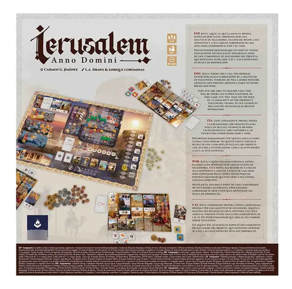 Jerusalem Lerusalem Juego De Mesa En Español - Devir 2