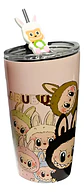 Botilito Térmico Pitillo  Infantil Labubu 500ml Acero - Miniatura 1