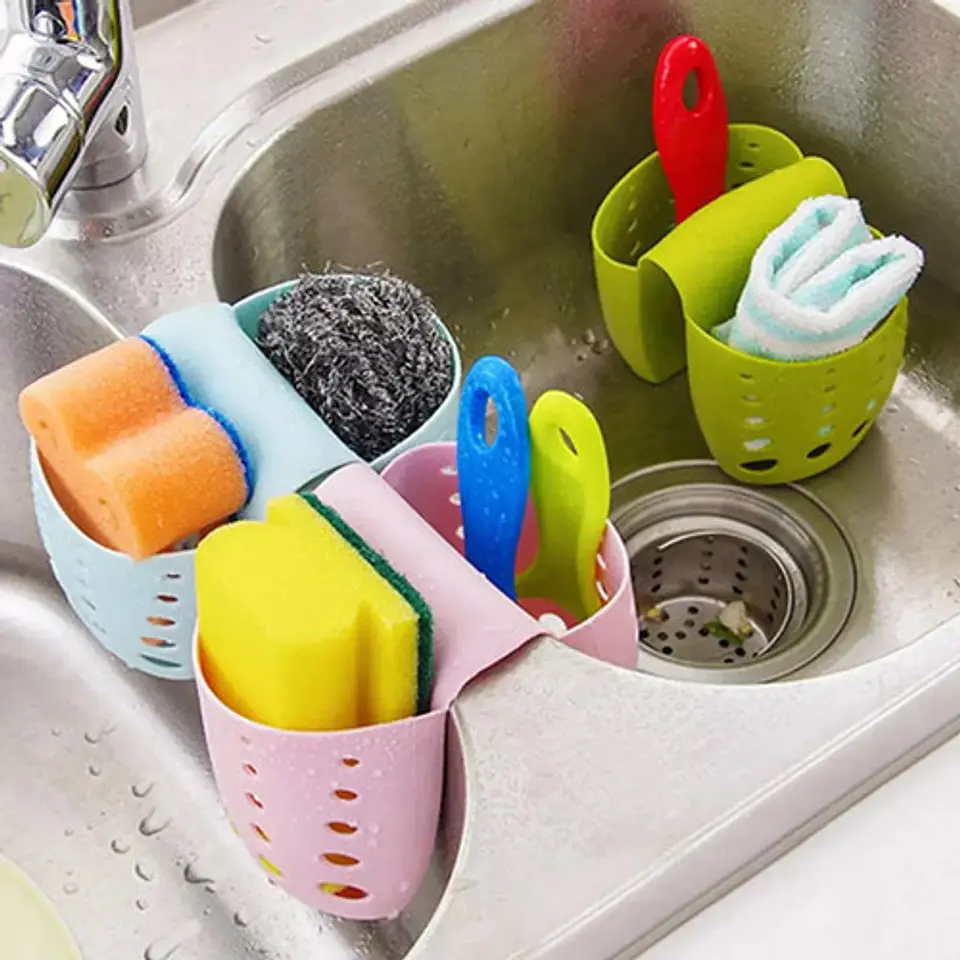 Soporte Esponja Fregadero Con Drenaje En Silicona 2