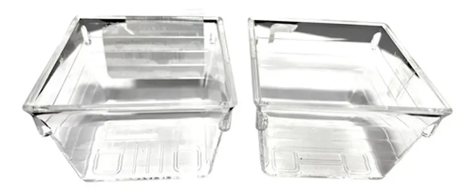 Cajas De Acrílico Mini  2  Unidades Cuadrada Transparente 3