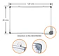 Tablero Acrílico Borrable 120 X 80 Magnetic 4mar 8colo Borra - Miniatura 6