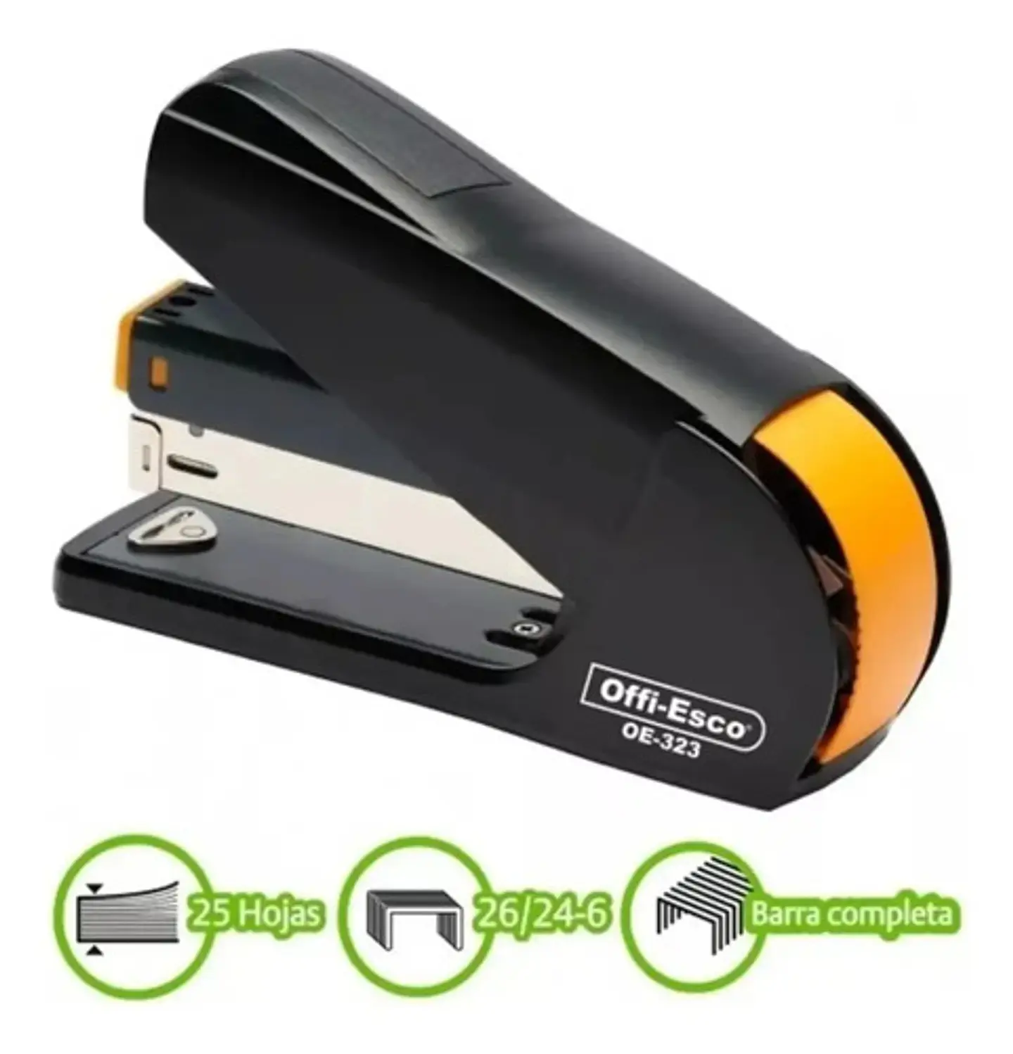 Grapadora Cosedora Offi-esco Oe-323 Color Negro 2