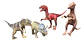 Dinosaurios X 4 Unds Tyranosaurios Triceraptos Pteranodom - Miniatura 4