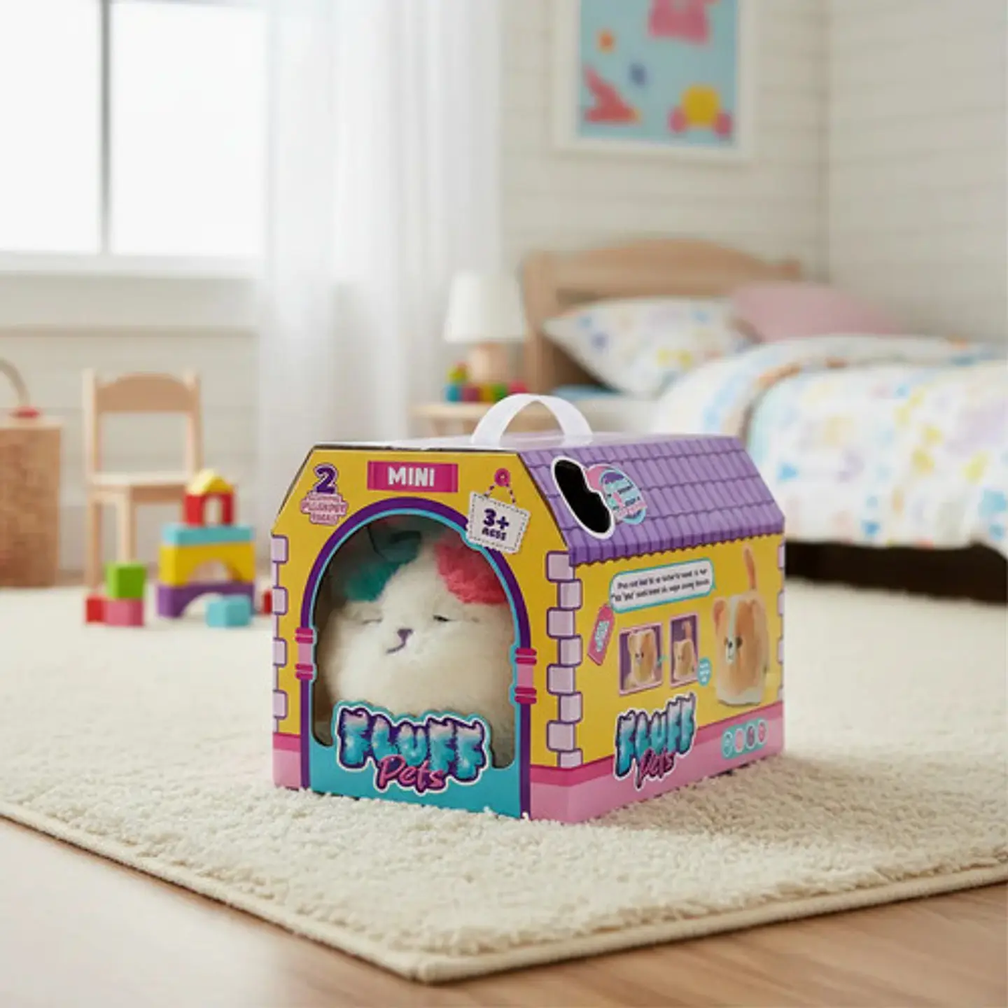 Peluche Gatito Interactivo Sonido  Maulla Mueve La Cola 11