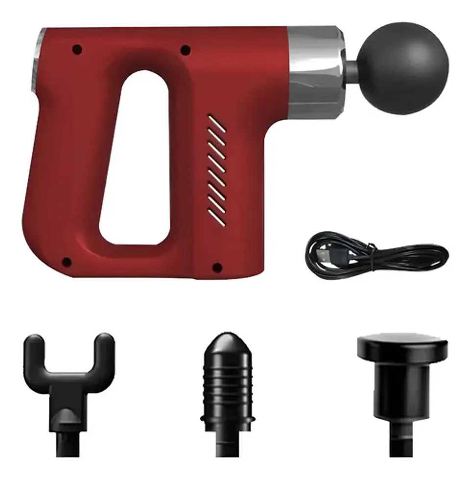 Masajeador Eléctrico Muscular Fascial Gun Kh-740 - 5 Niveles 10